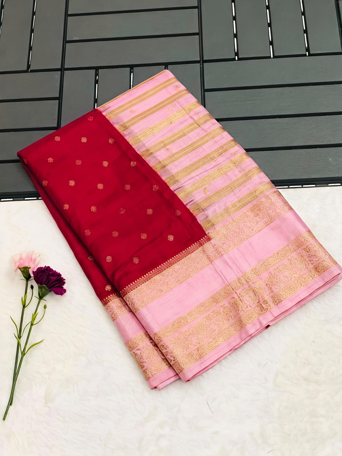 Foil Print Sarees