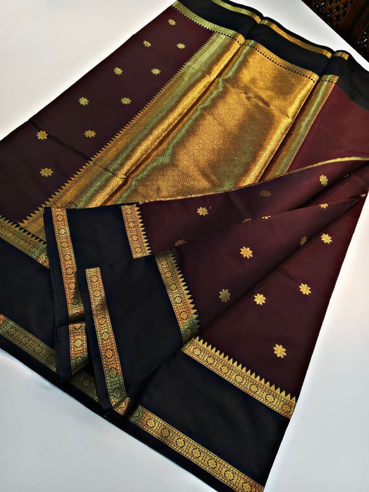 Banarasi semi katan semi silk sarees