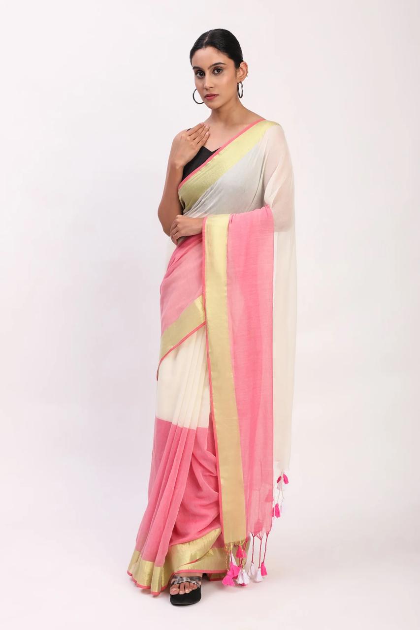 Onam special mul cotton sarees