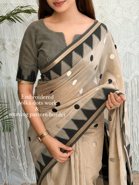 Premium modal cotton saree