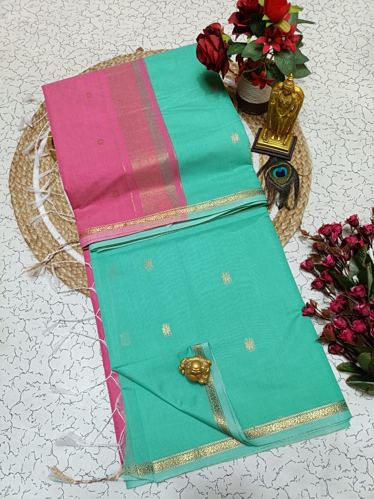Premium Maheshwari Silk Cotton Sarees