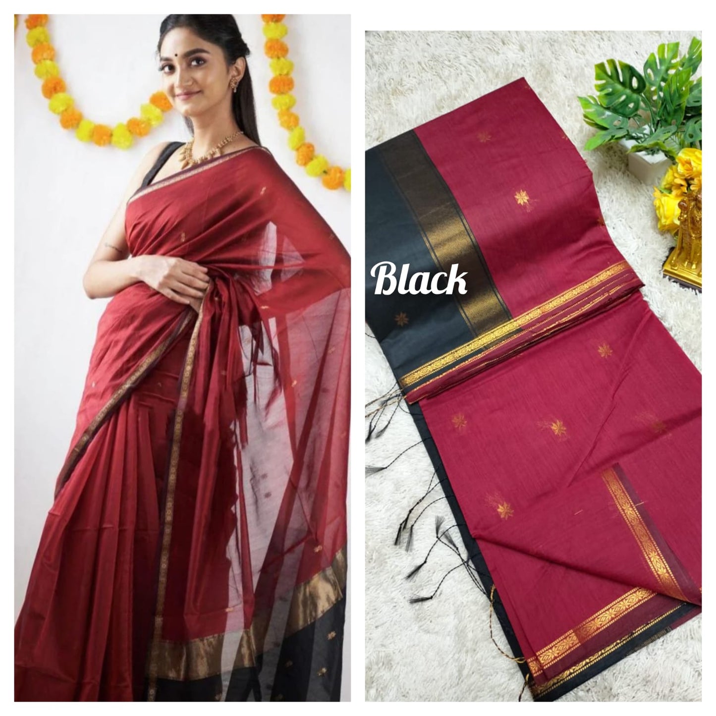 Premium Maheshwari Silk Cotton Sarees