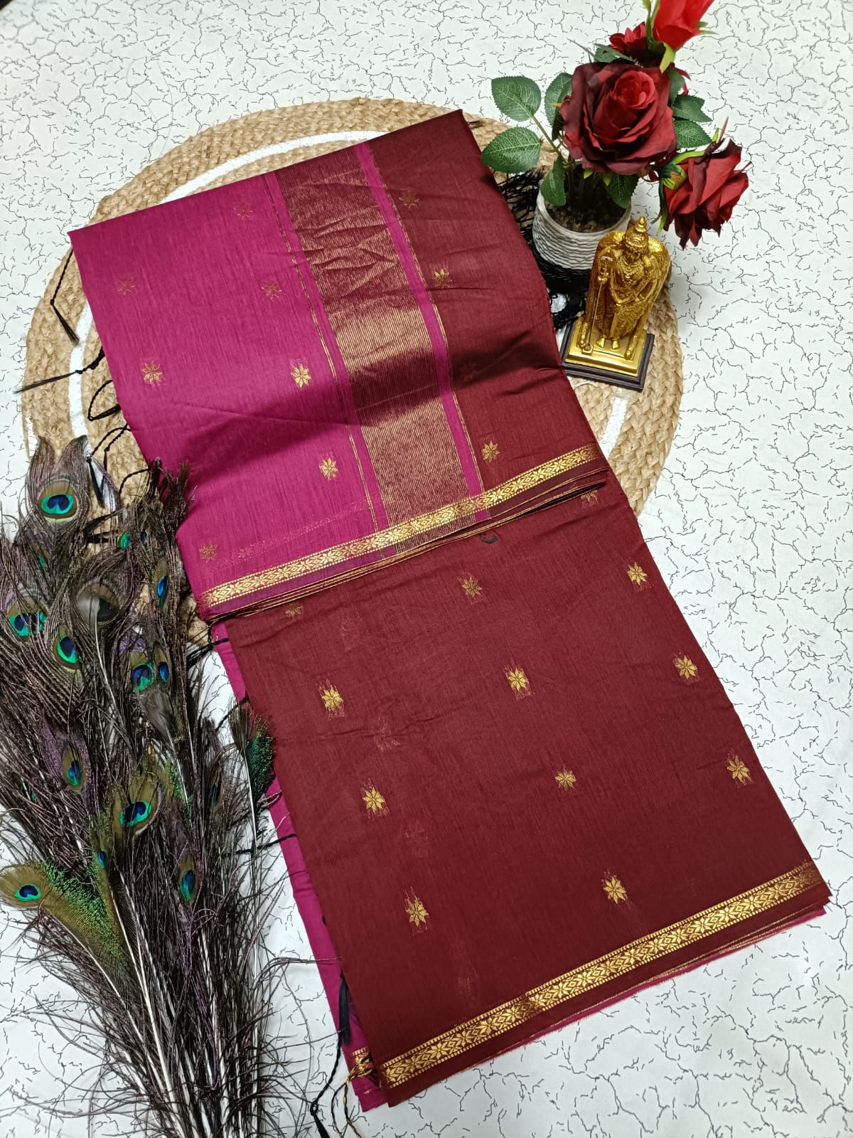 Premium Maheshwari Silk Cotton Sarees