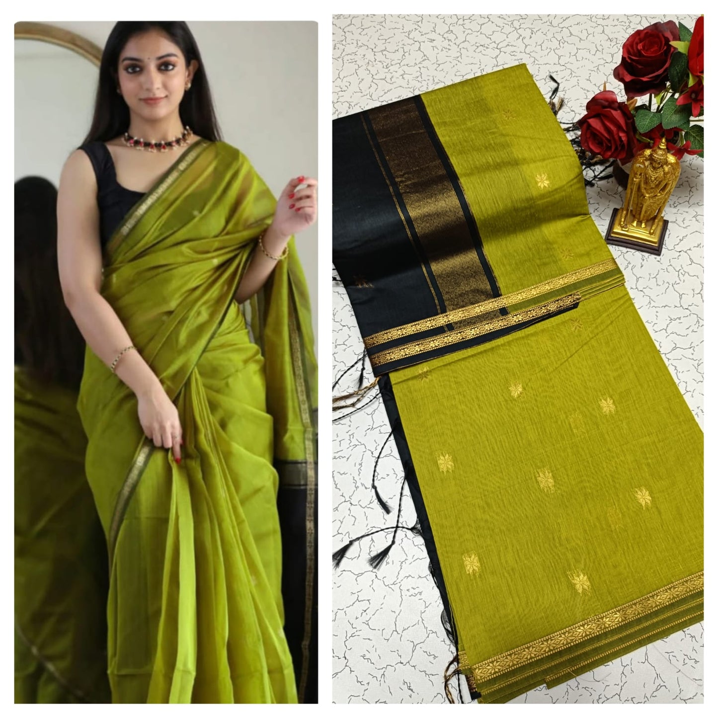 Premium Maheshwari Silk Cotton Sarees