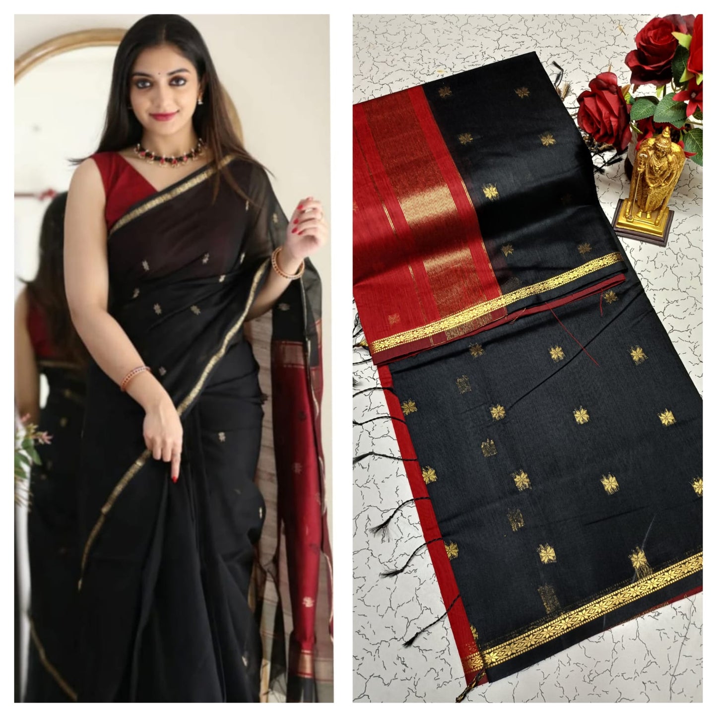 Premium Maheshwari Silk Cotton Sarees