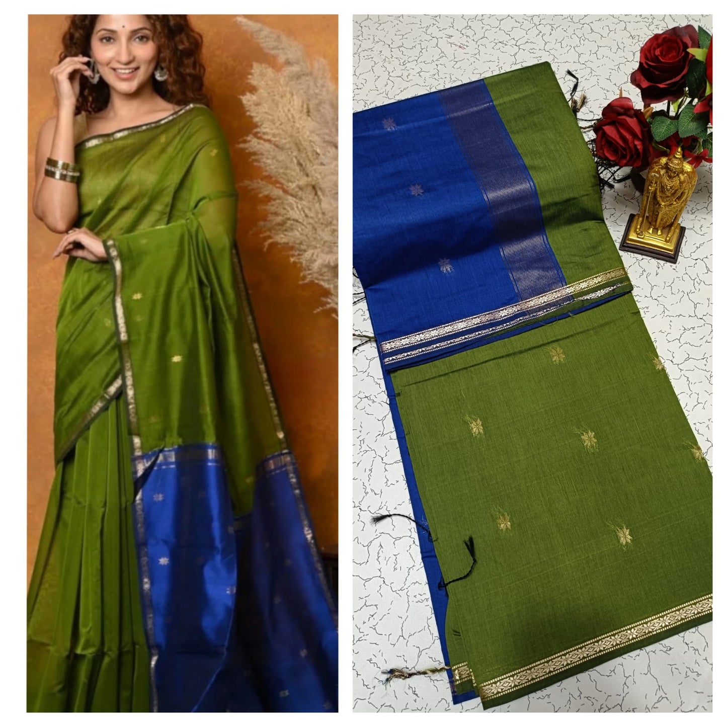 Premium Maheshwari Silk Cotton Sarees