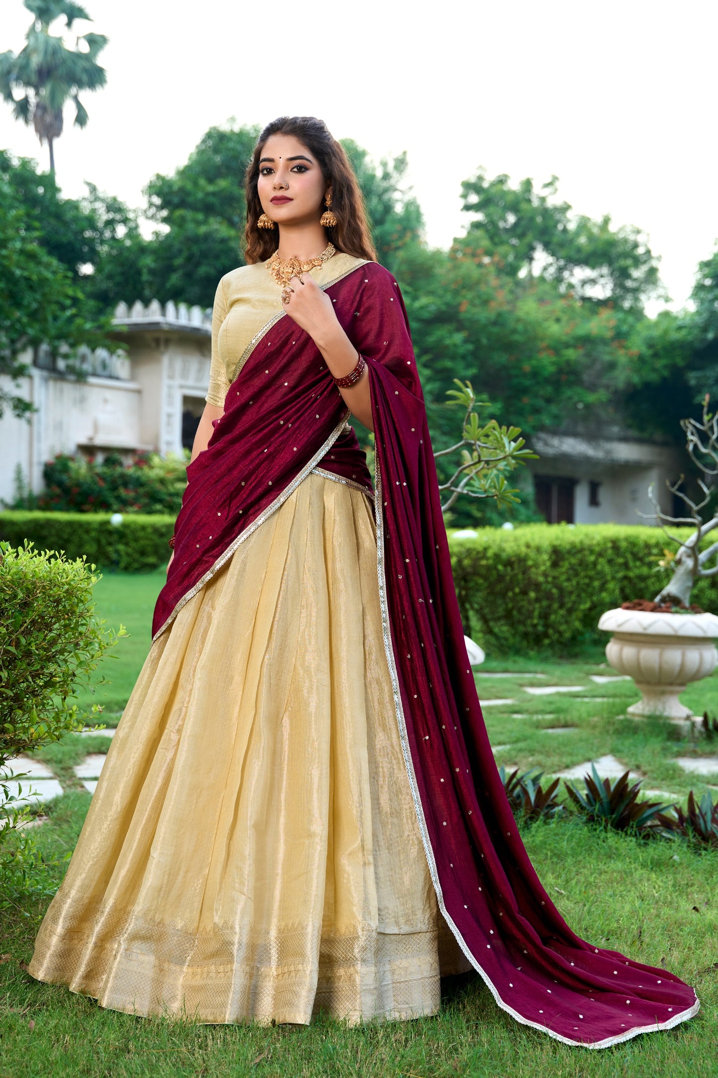 Premium Kanchipuram Dhawani