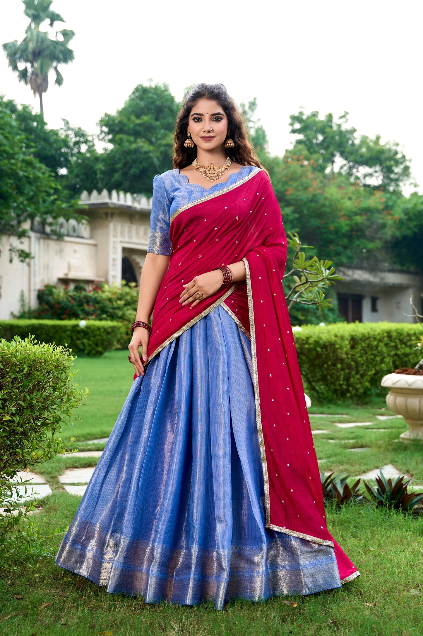 Premium Kanchipuram Dhawani