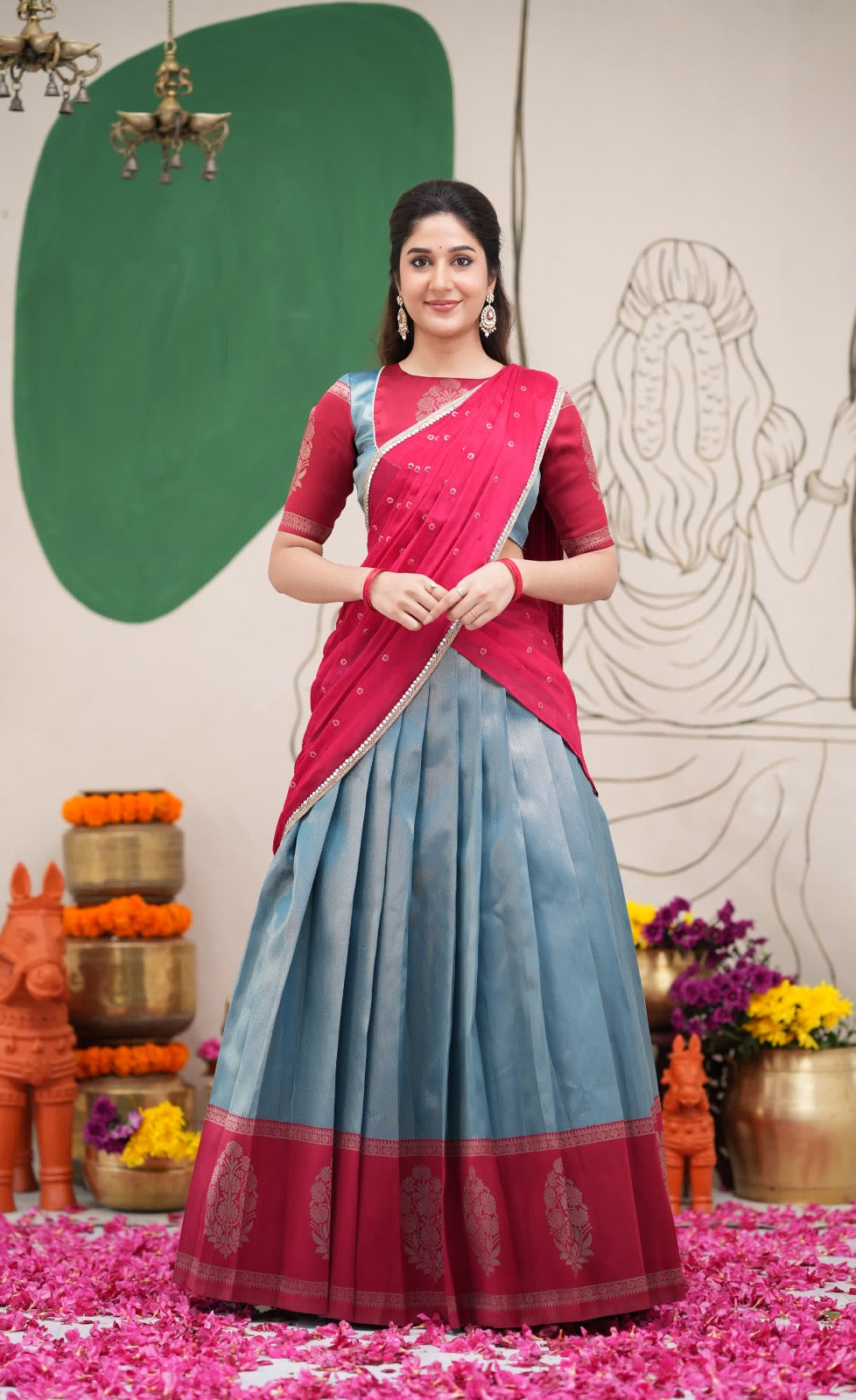 Premium Kanchipuram Dhawani