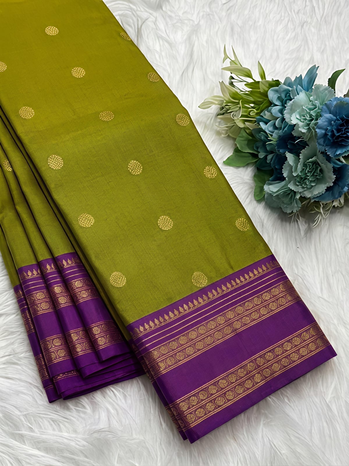 Celebrity inspired semi kanchivaram silk sarees