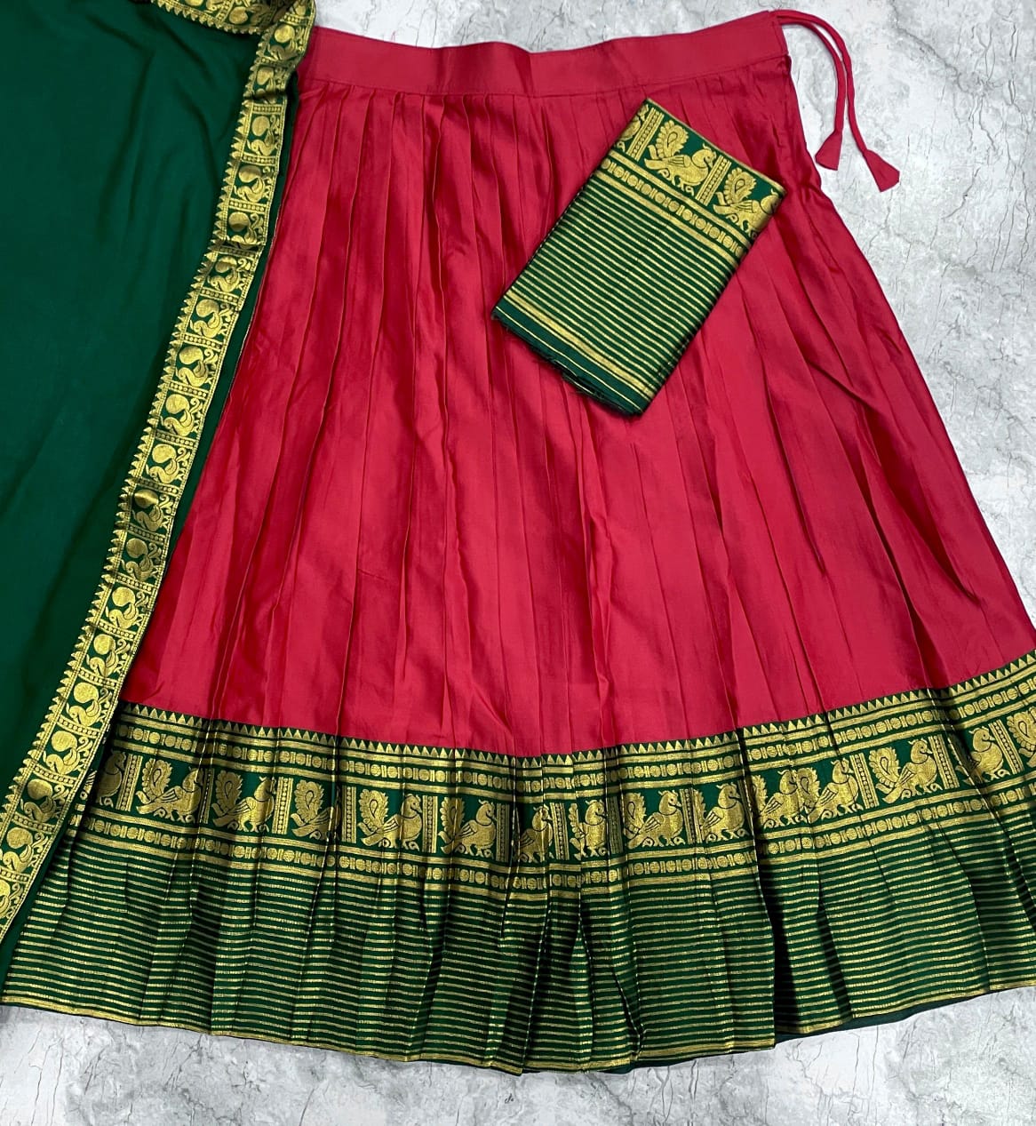 Kanchi cotton silk dhawani